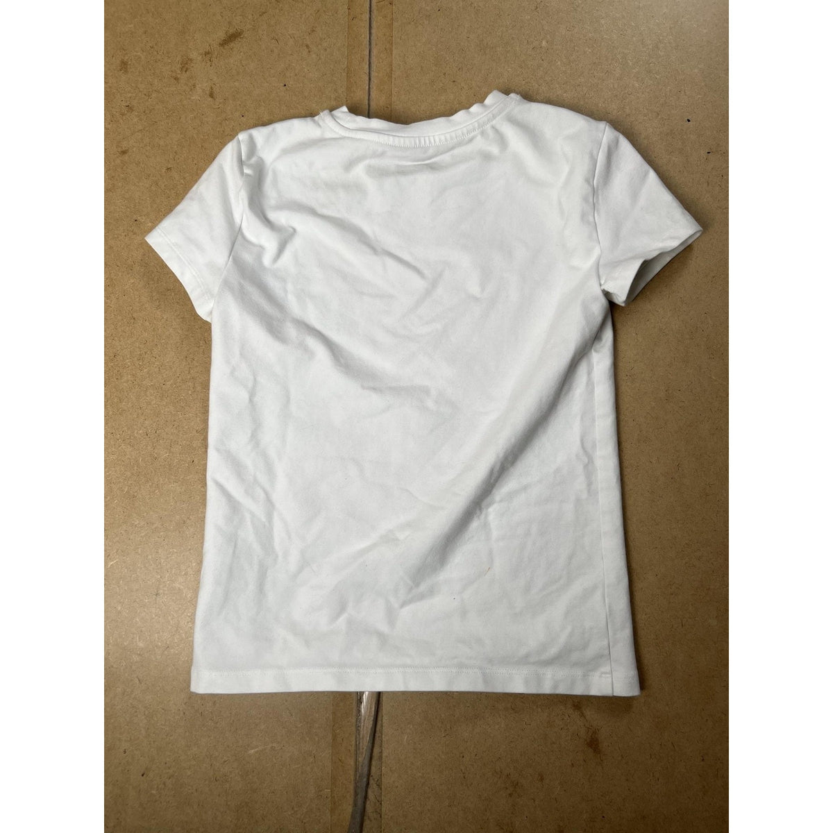 Tna T-Shirt Womens 2XS White Crew Neck Jersey Slim Stretch Tagless Casual