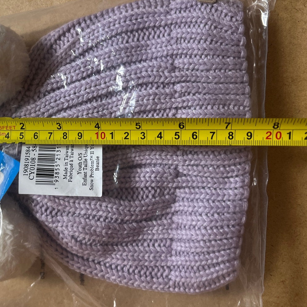 NWT Columbia Girl Youth Purple Knitted Hat