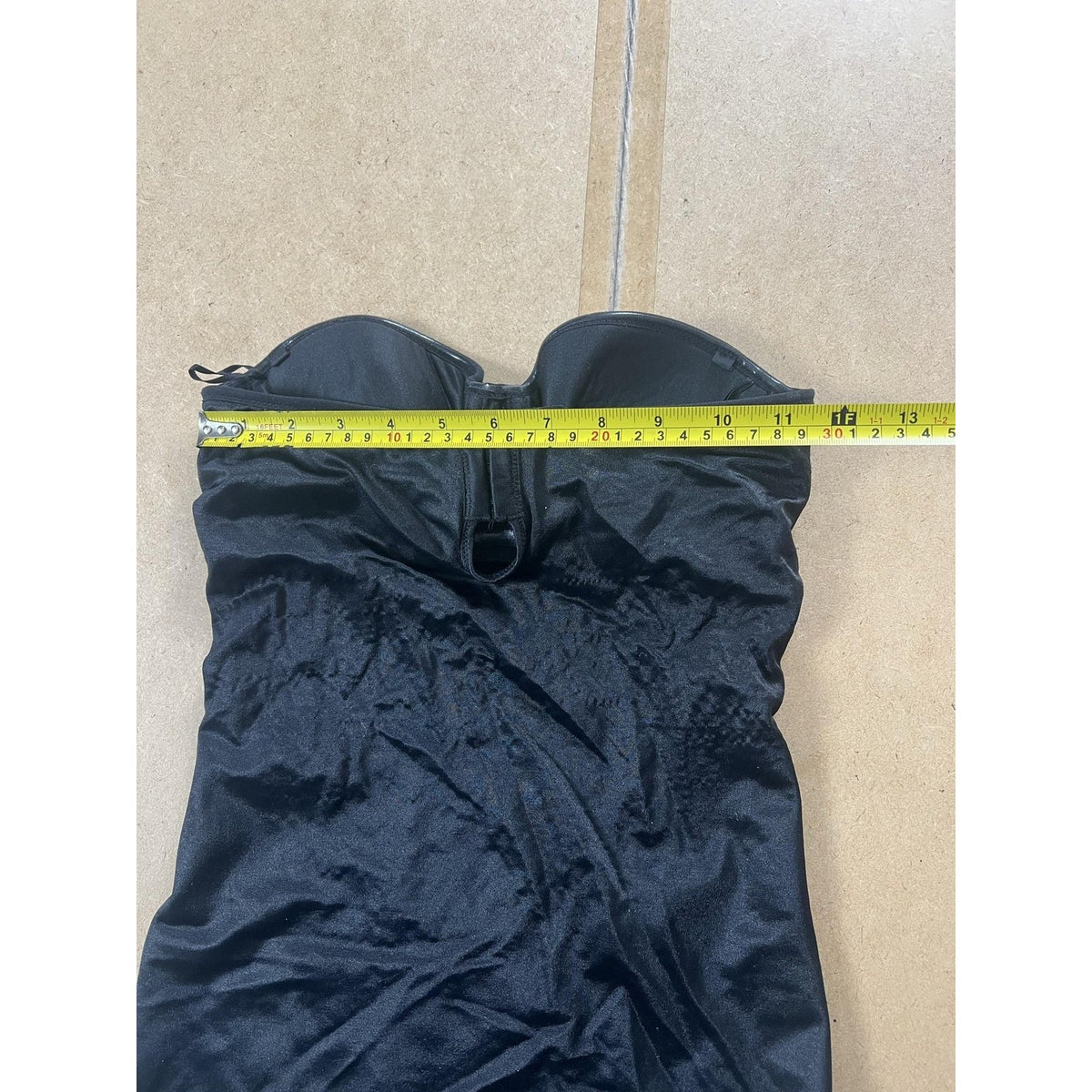 Victoria's Secret Shapewear Womens 34B Black Corselette Strapless Slimming