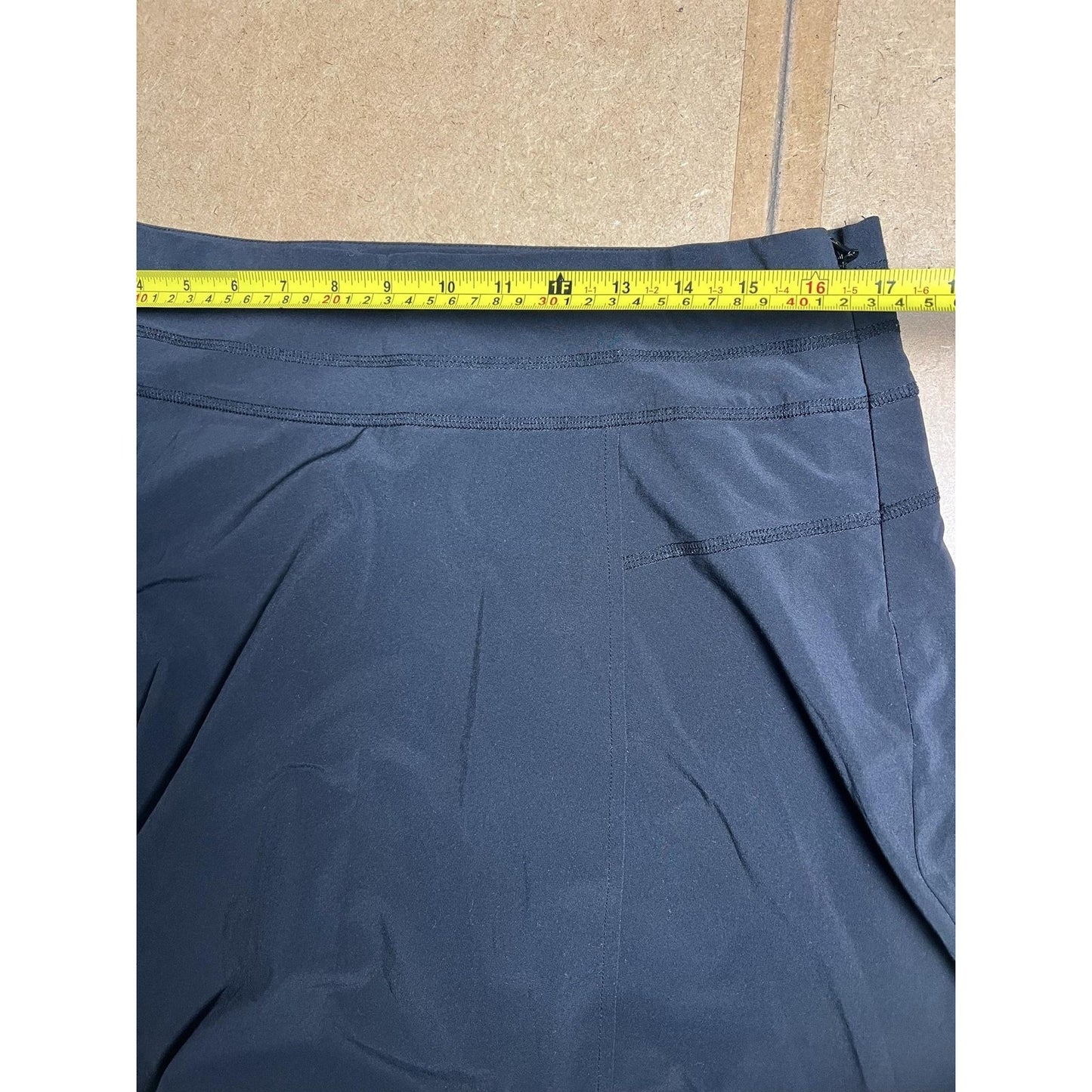 Athleta Skirt Womens 12 Blue A-Line Athletic Lightweight Pockets Stretch Active