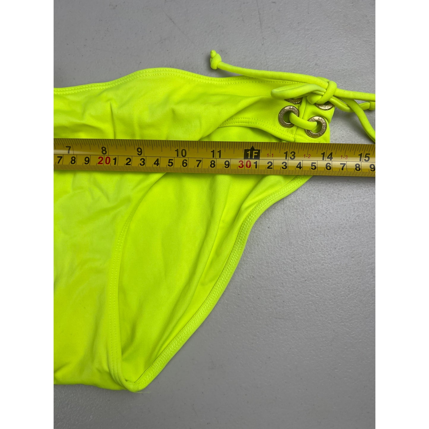 PINK Victoria Secret Lime Green Medium Swim Bottom