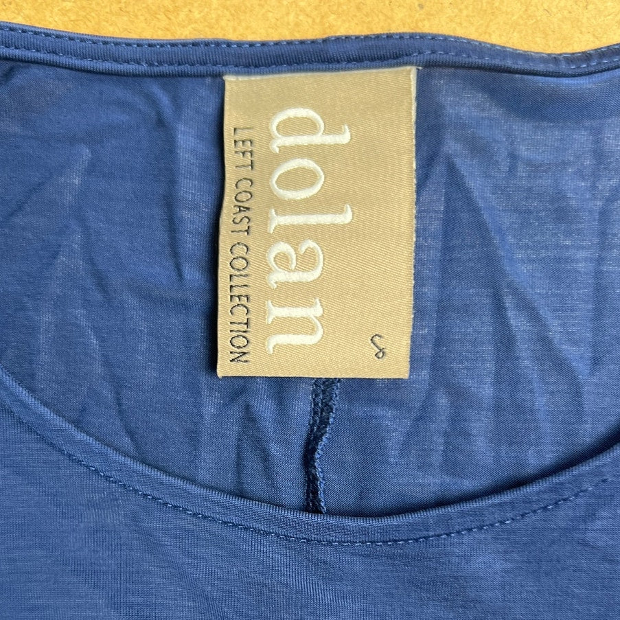 Anthropologie Dolan Sanibel Blue Sleeve Side Tie Dress Size S