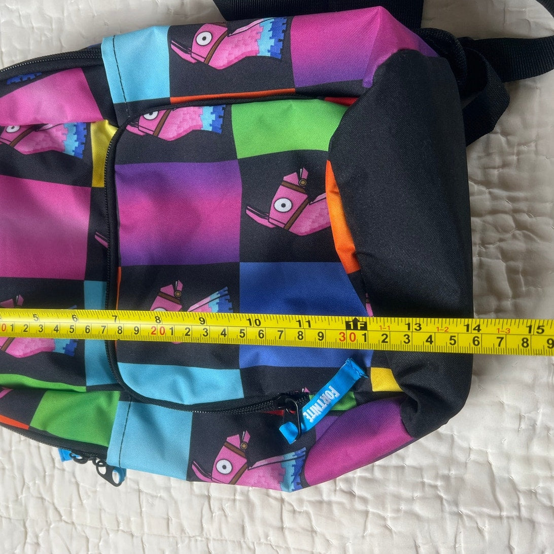 Fortnite Amplify Rainbow Checkered Sling Pack Backpack