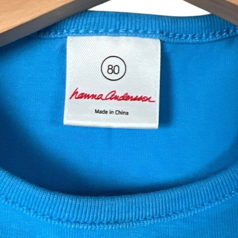 Hanna Andersson Baby Fish Graphic  T-Shirt size 80