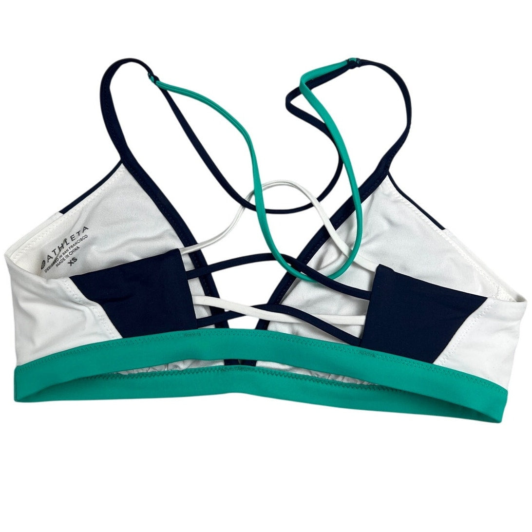 Athleta XS Freestyle Colorblock Bikini Swim Top