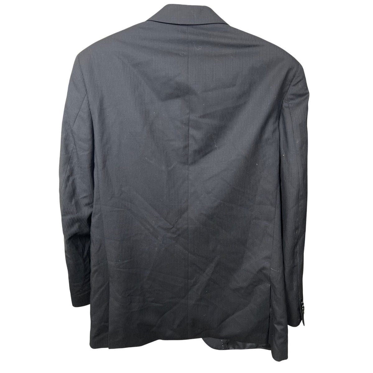Kenneth Cole NY 40L W34 100% Wool Black Blazer Coat
