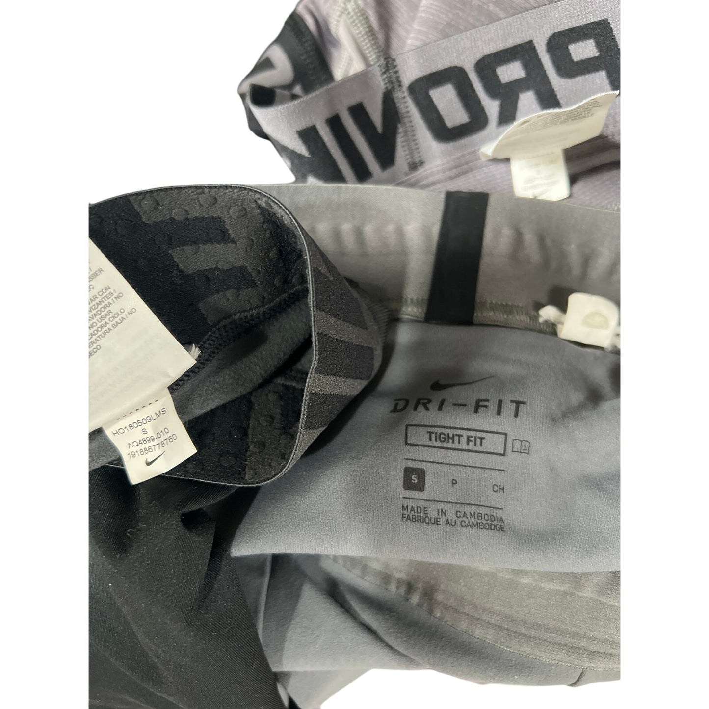 Nike Pro Hyperwarm Combat 8 Pair Small Compression & 1 Pair Shorts