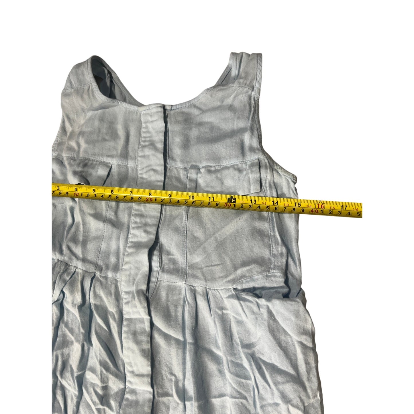 Numph Size 34 Blue Pocketed Women Long Dress