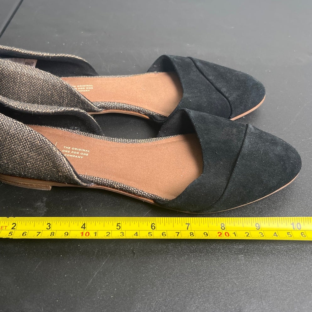 TOMS Jutti D’Orsay Women Pointed Toe Flats Size 9