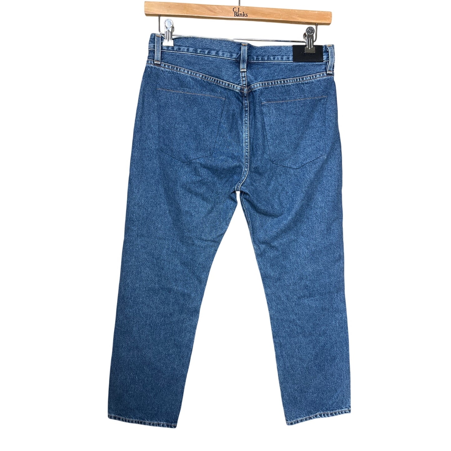 Goldsign Harper Straight Leg Ankle Cropped Jeans Women's Size 27