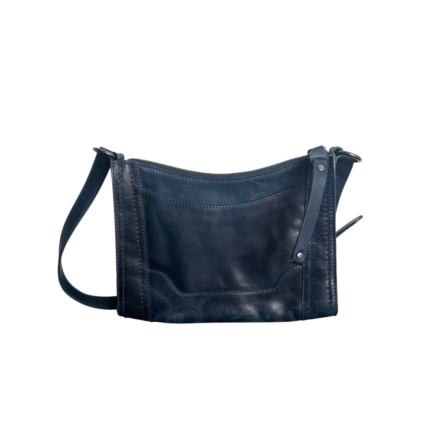 Frye Melissa Leather Crossbody In Blue