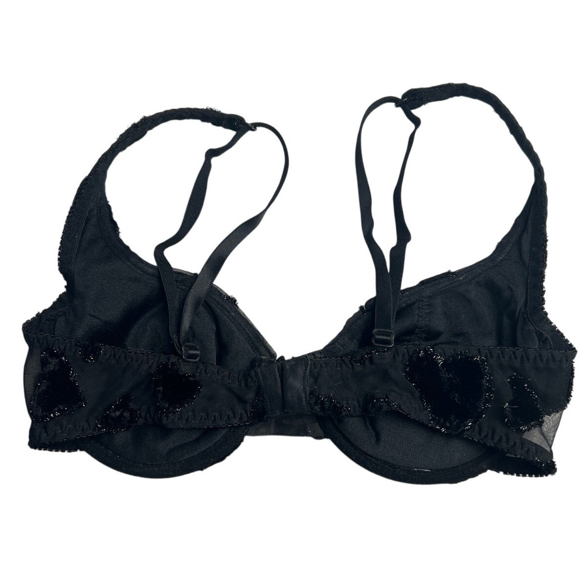 Biatta Black 34C Push Up Bra Adjustable Straps