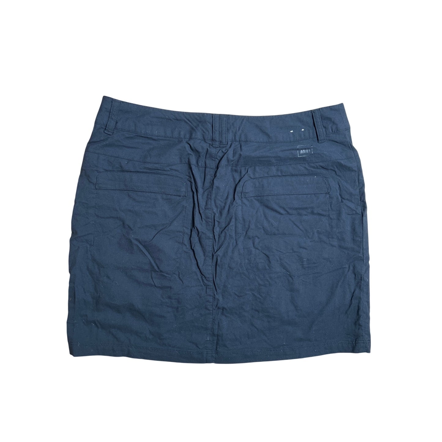 REI Women's Size 8 Hiking Skirt Skort Nylon Spandex Drawstring Outdoors Pockets