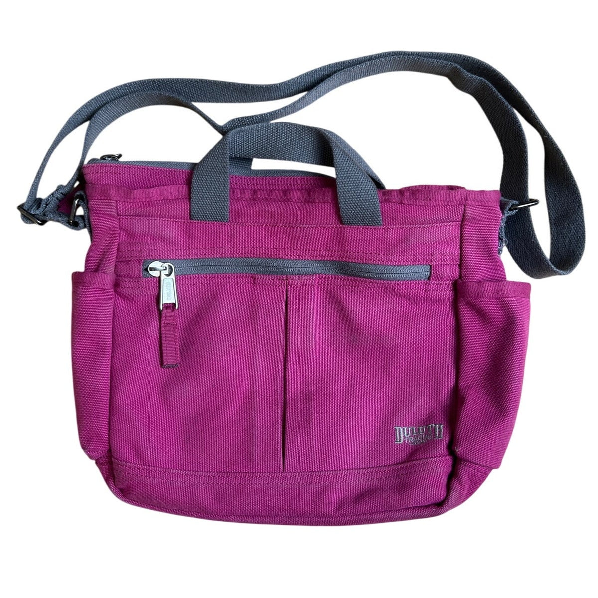 Duluth Trading Co. Women's Pink Canvas Travel Activewear Sling Bag