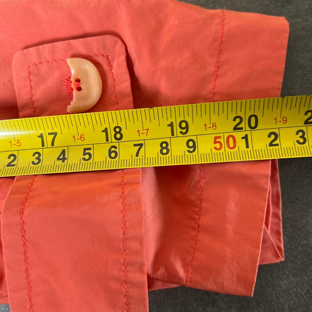 Weekend MaxMara Made In Italy Trench Coat Orange *Dimensions in Picture*