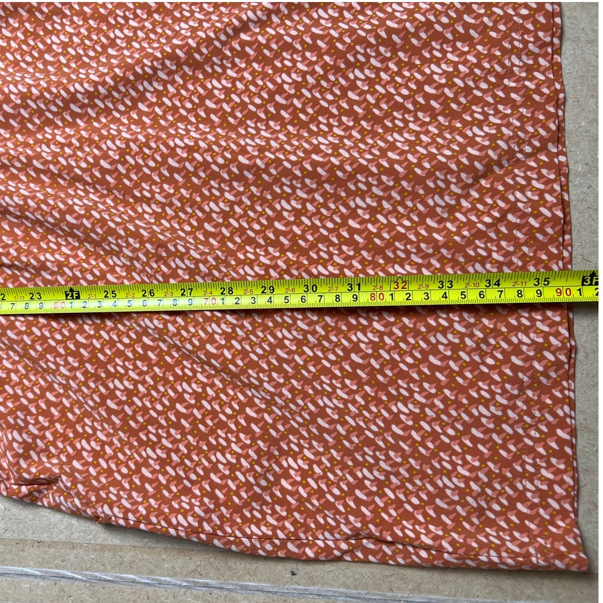 Toad & Co Orange AOP Pattern Women M Dess