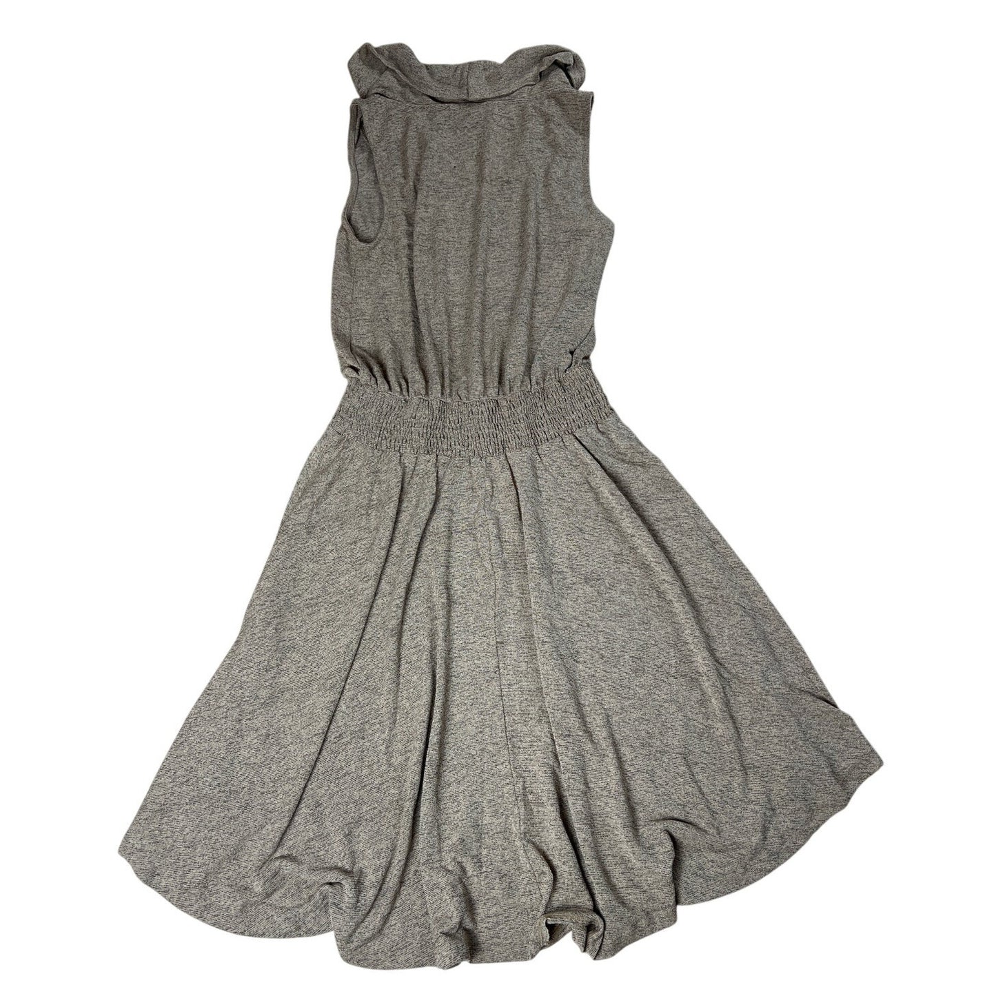 NWT Soft Surroundings Kerry Dress Tan Cowl Neck Smocked Waist XS