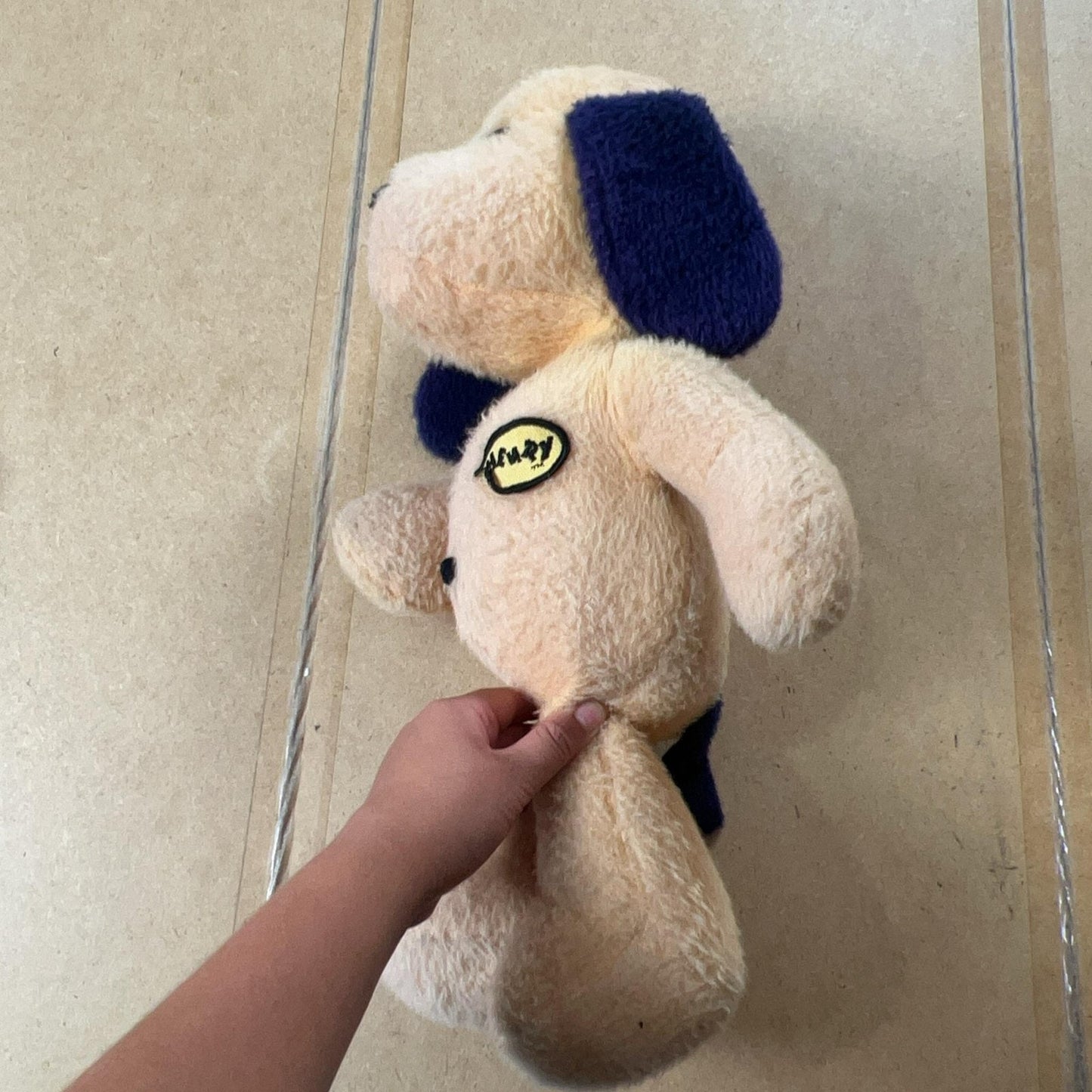 Animal Fair Amy Dog Plush Medium Beige Vintage Stuffed Animal Washable Toy