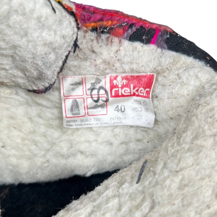 Reiker Size 40 Women Boots Felicitas Synthetic Black Nut Boots Size 9