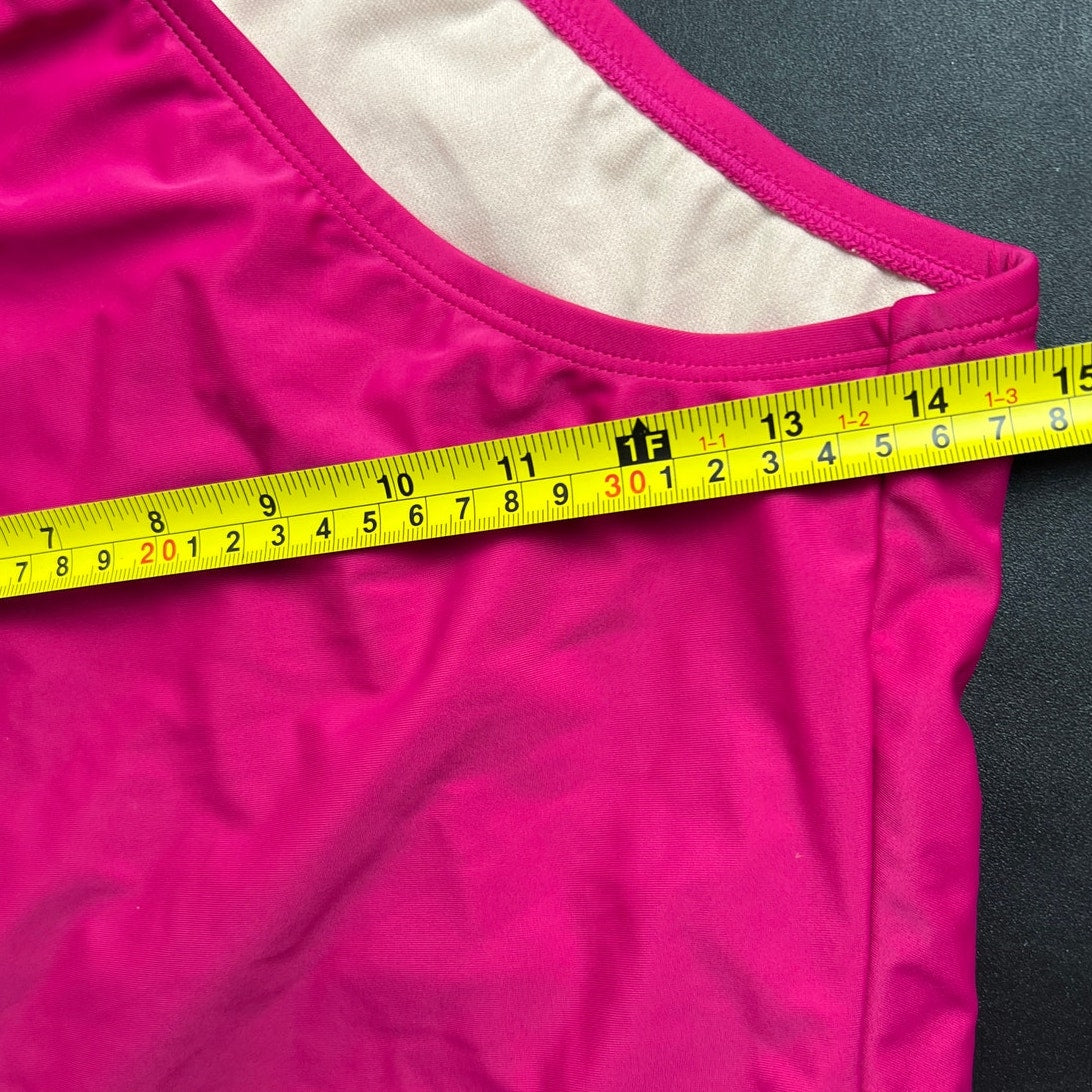 NWT Kona Sol Women's M One Piece Orange and Pink Swimsuit