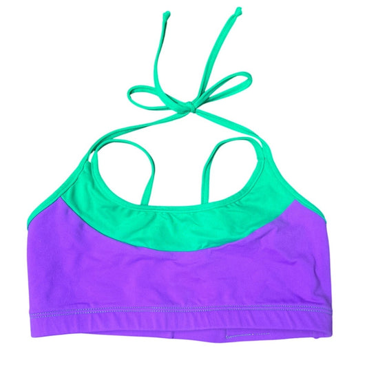 Elisabetta Rogiani Teal/Purple Bikini Top Size M
