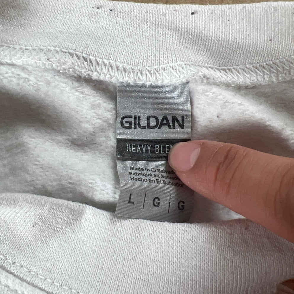 HOME MALONe White Sweatshirt Size Large