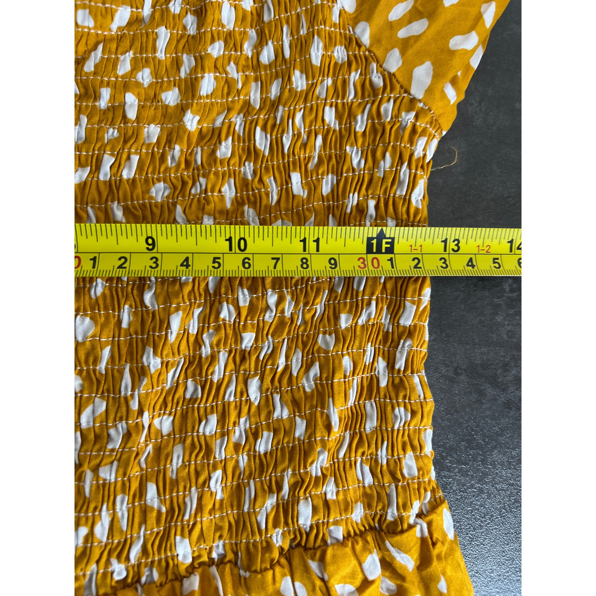 Royal Reese Women's Top 100% Polyester Pola Dot Dress *Dimensions In Pictures*