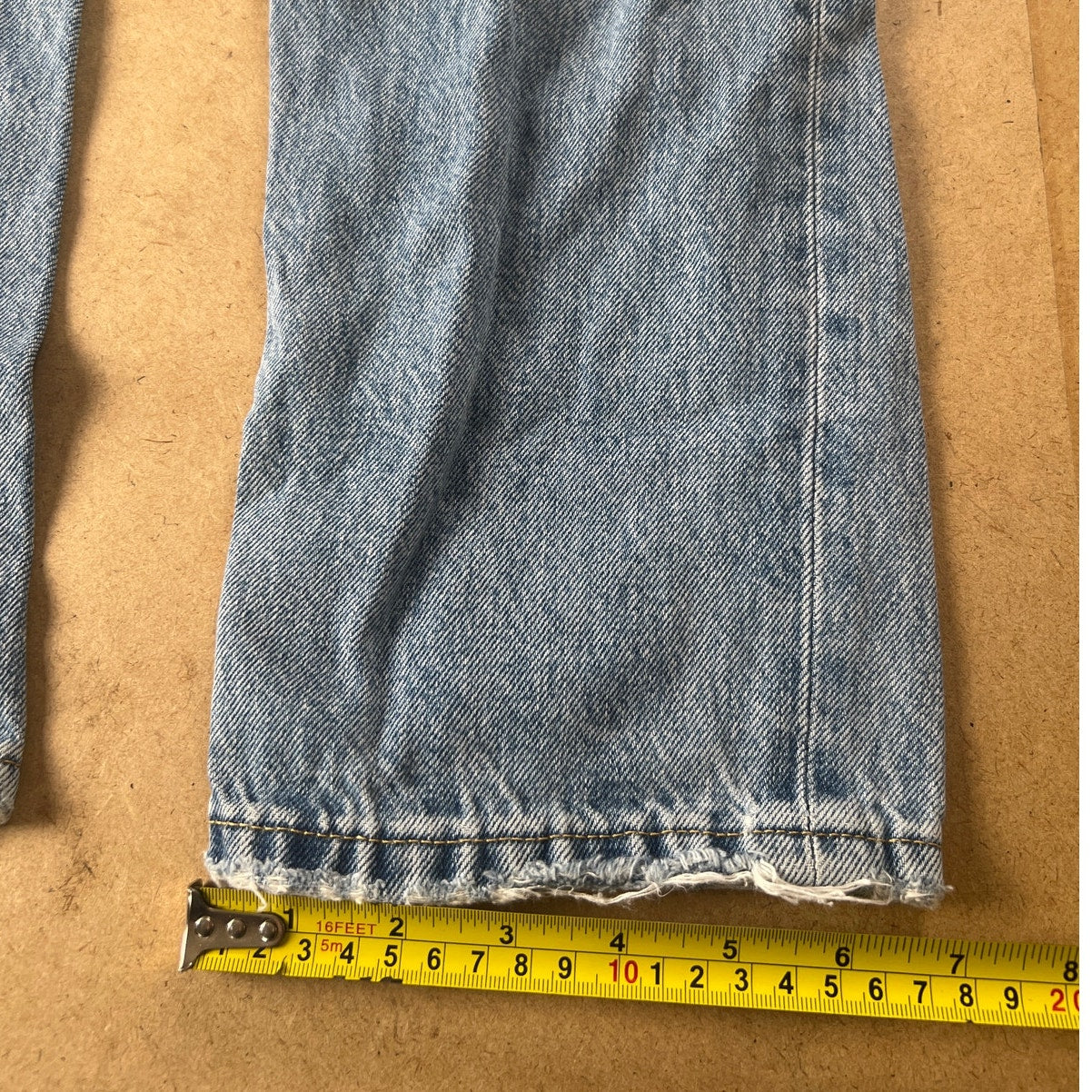 Everlane Light Wash Denim Relaxed Straight Fit Women Size 26 Regular