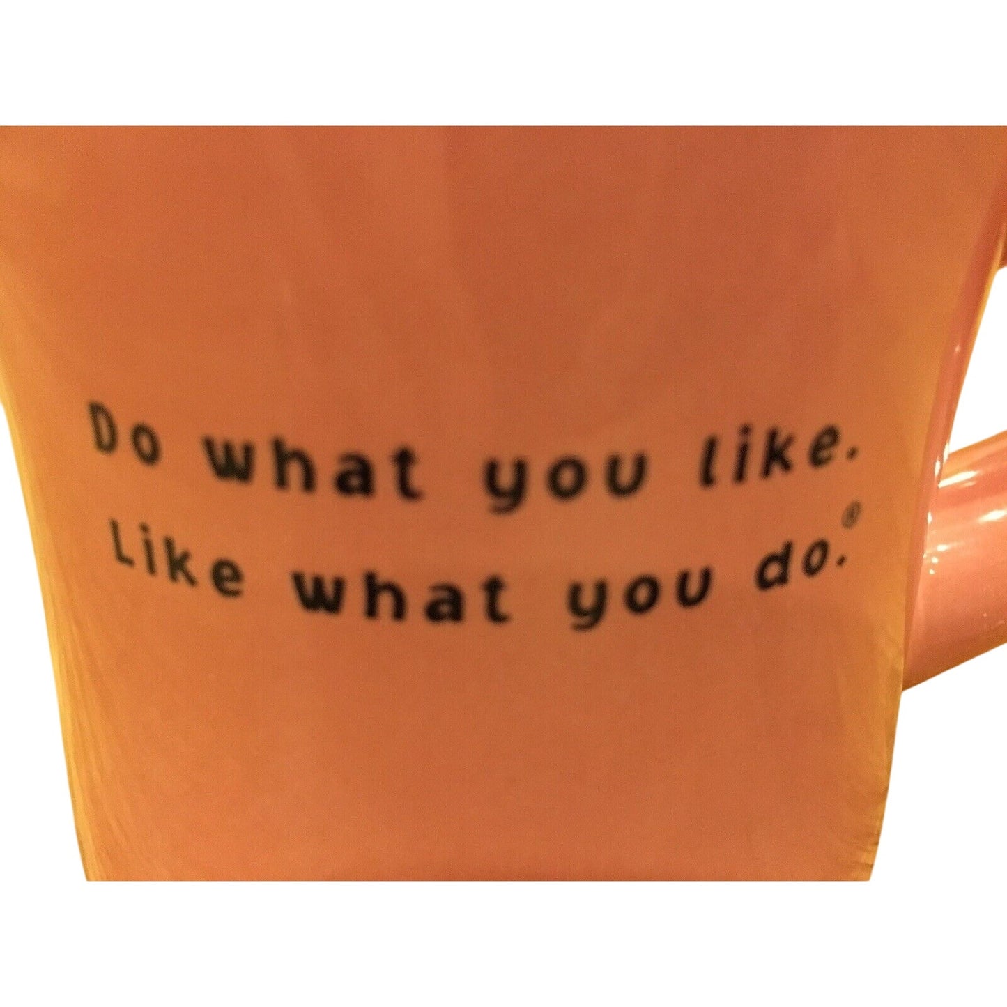 LIFE IS GOOD Mug Red Heart Pink “Do What You Like. Like What You Do" Valentine's