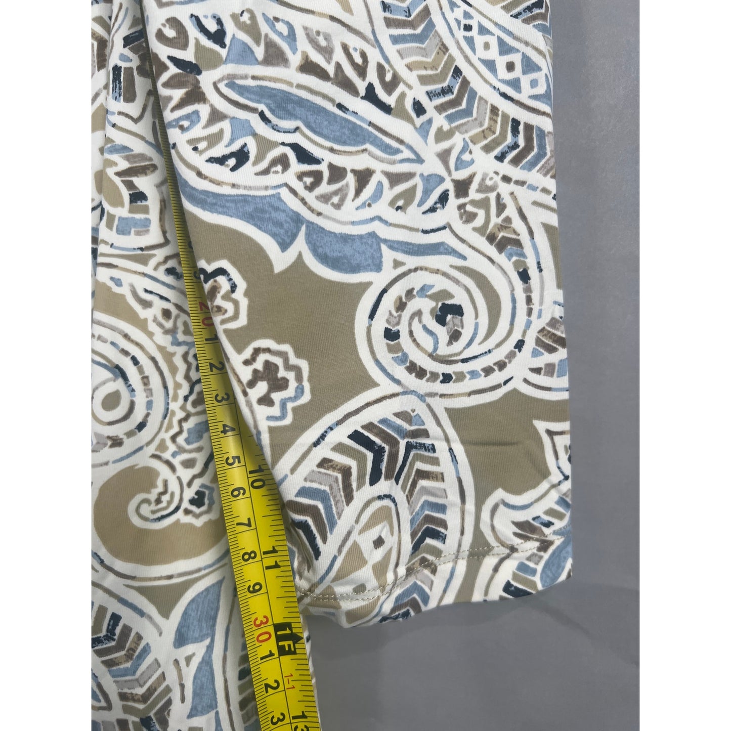 J. Mclaughlin XL Nylon Catalina Dress Women’s Carly Folklore Taupe Paisley