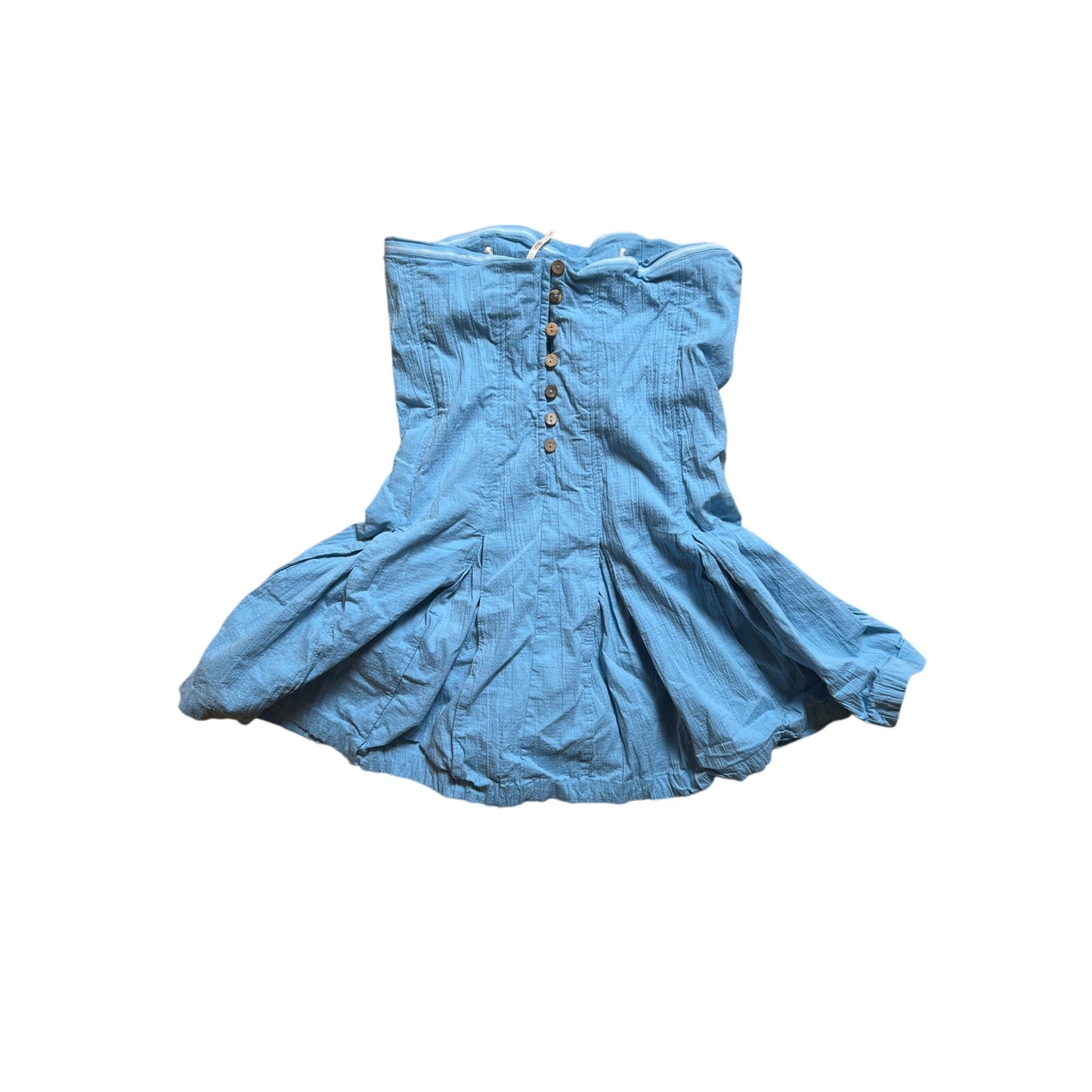 Free People Blue Strapless Top Women Size Medium