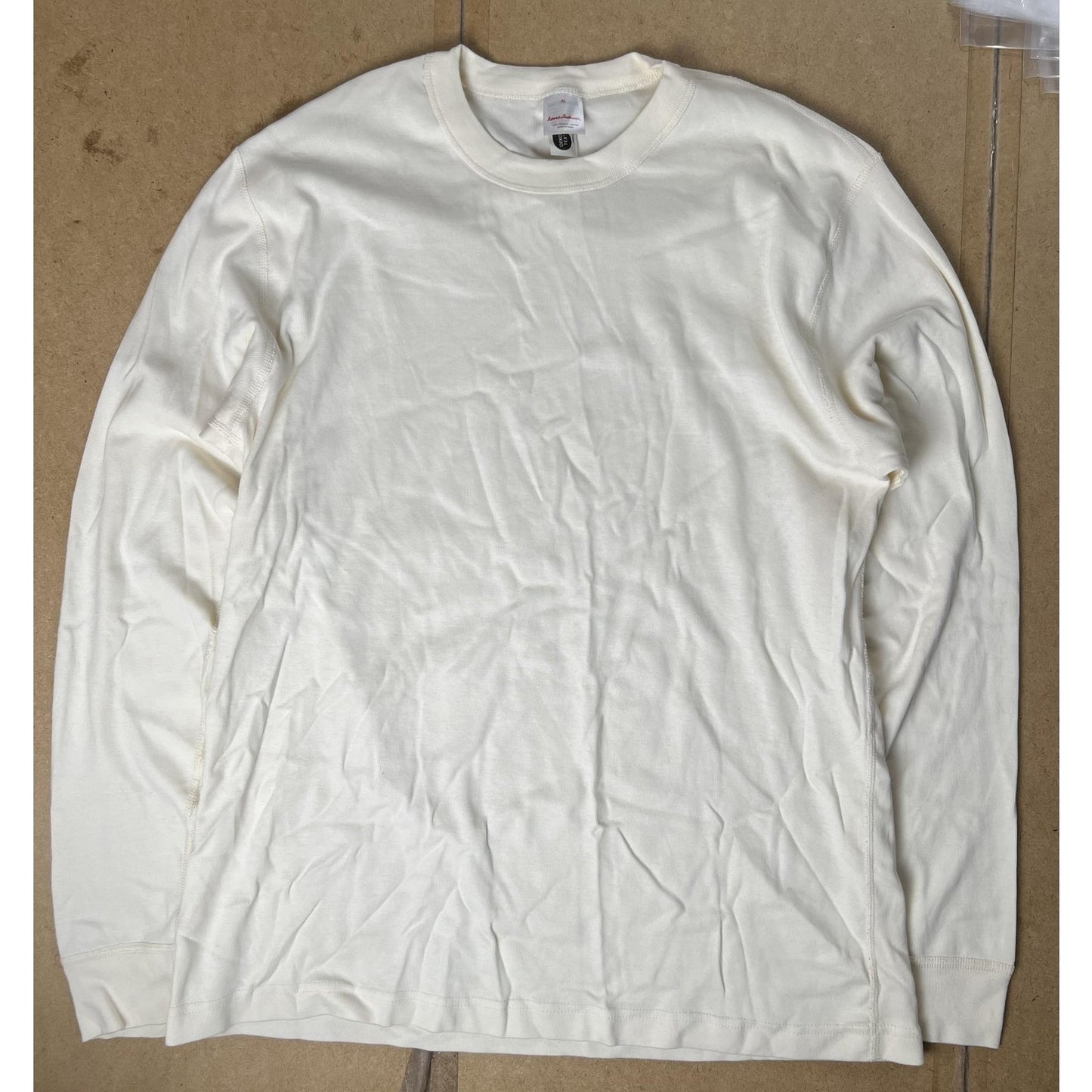 Hanna Andersson XL Long Sleeve Shirt Natural 100% Organic Cotton India