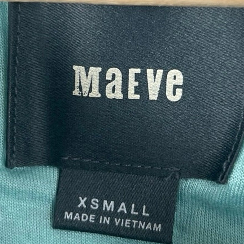 Maeve Anthropologie Heather Gray Wrap Front Mini Dress XS 100% Cotton