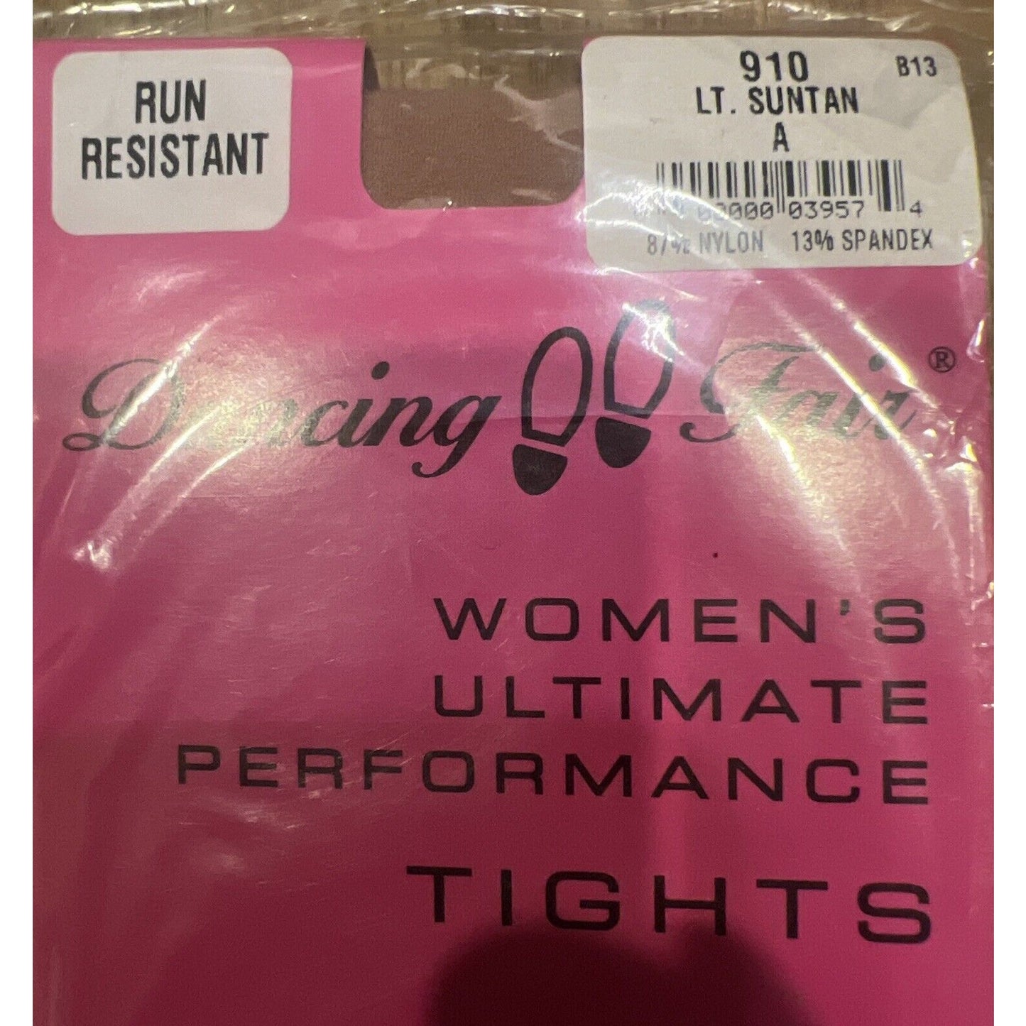 NEW Dancing Fair Women's Ultimate Performance Tights 910 Lt Suntan Size A