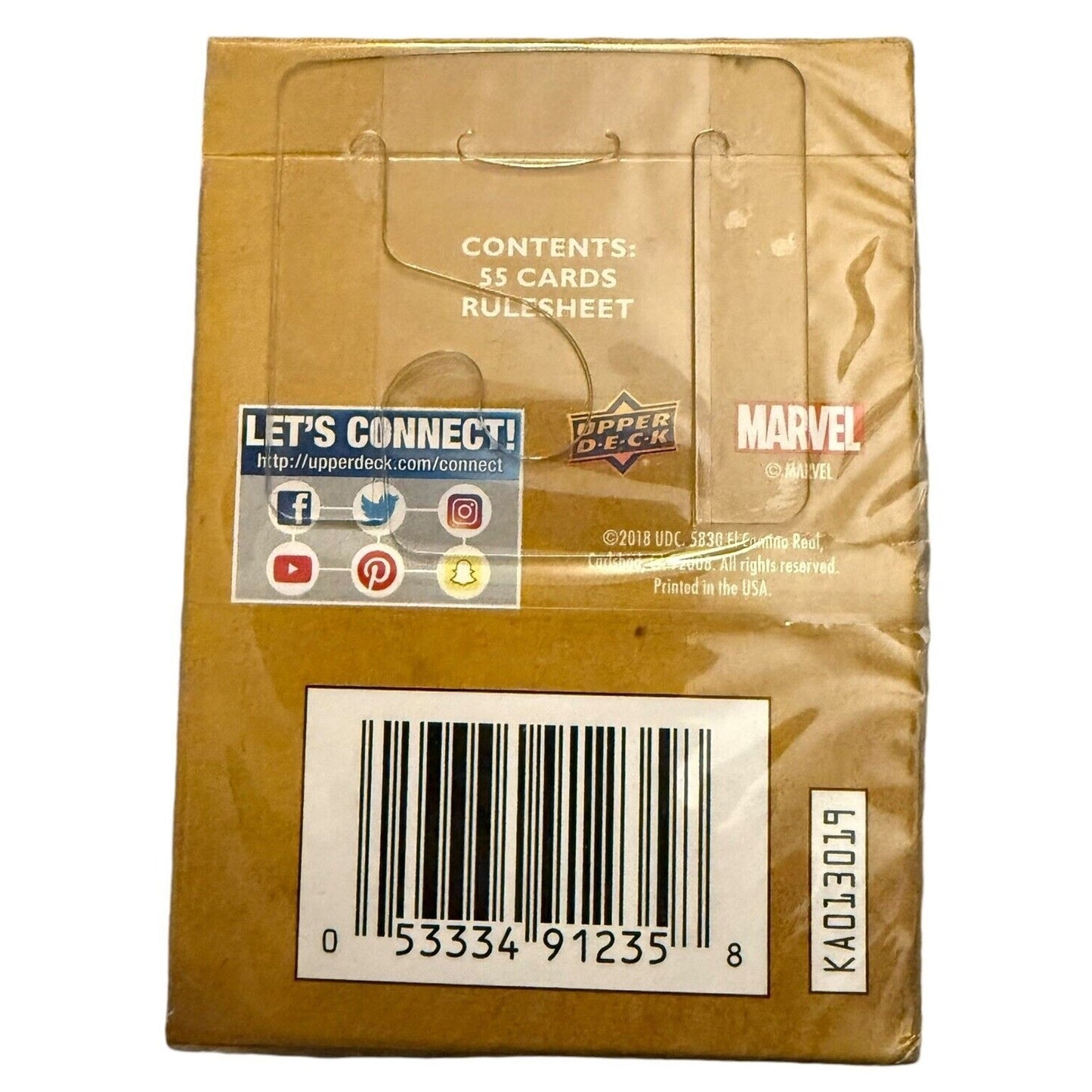 Upper Deck Vs System 2PCG Marvel Crossover Expansion UD New Sealed