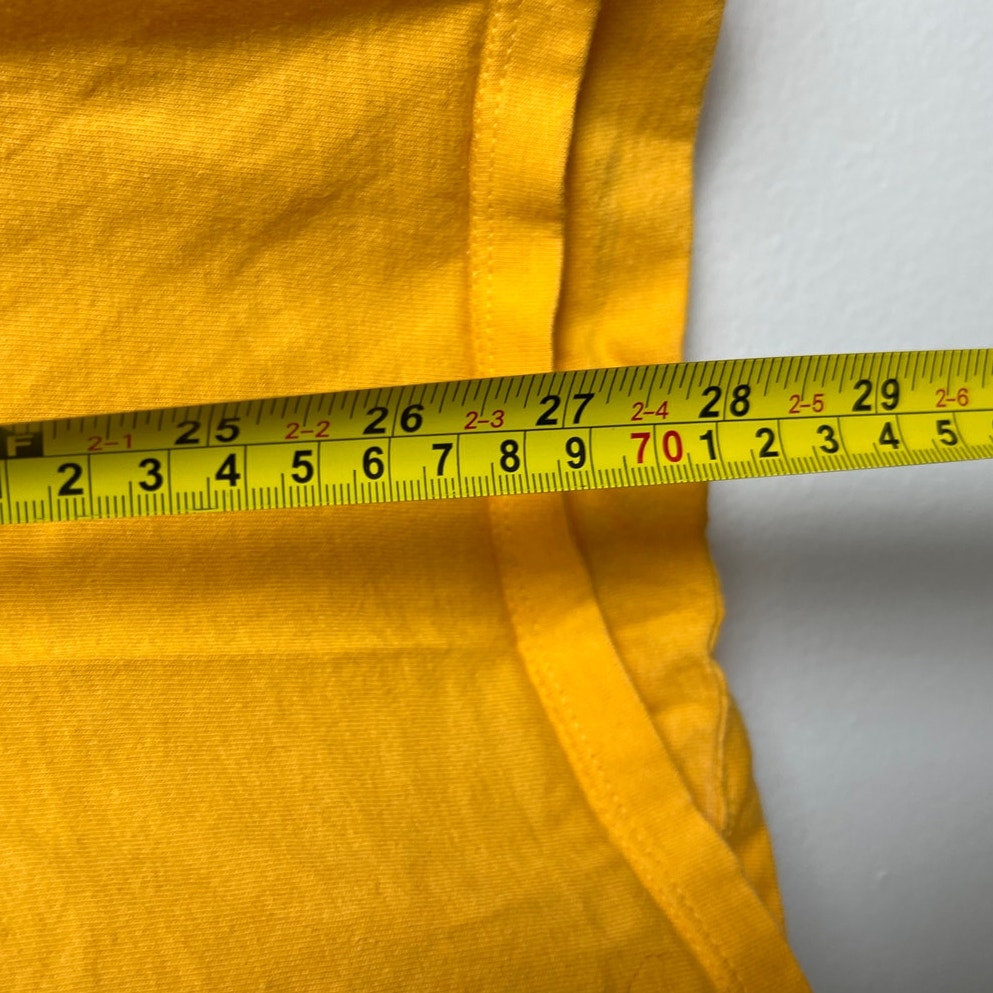 Champion Classic Men's Yellow Short Sleeve Logo Crew Neck T-Shirt XL