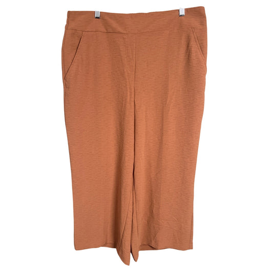 Nine West Wide Leg 100% Polyester XL Peach Breathable Pants