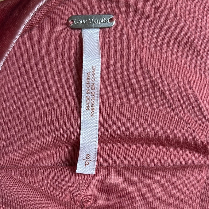 Free People Boho Velvet Underground Dress Primrose Pink Women Size S