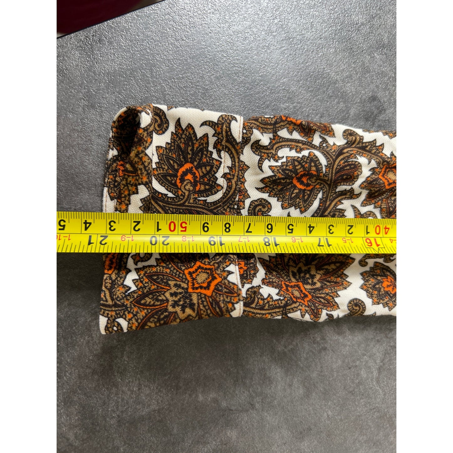 Nili Lotan Small Button Down Tapestry Paisley Boho Chic Shirt