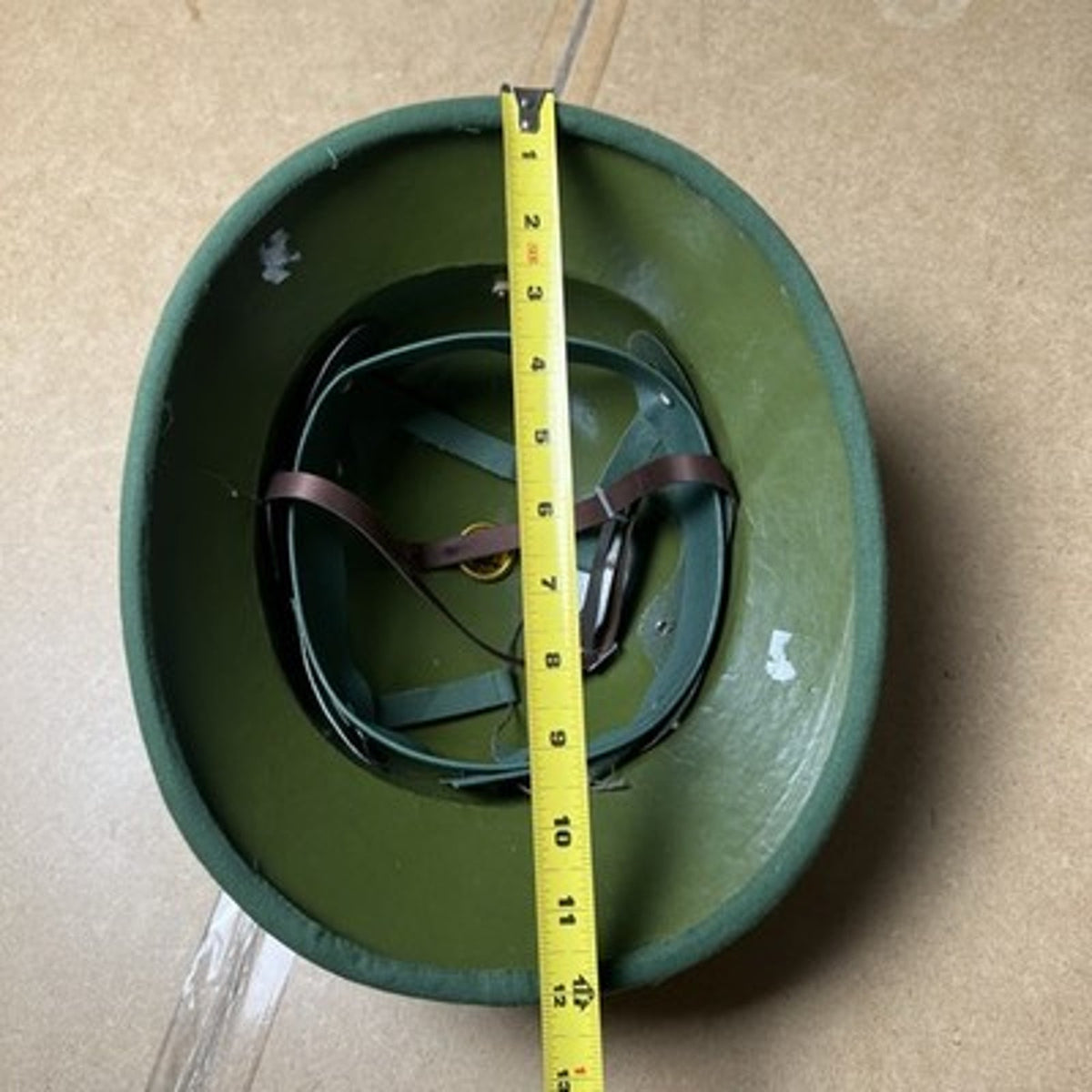 Pith Helmet Green One Size Military Militaria Hat Made In South Africa