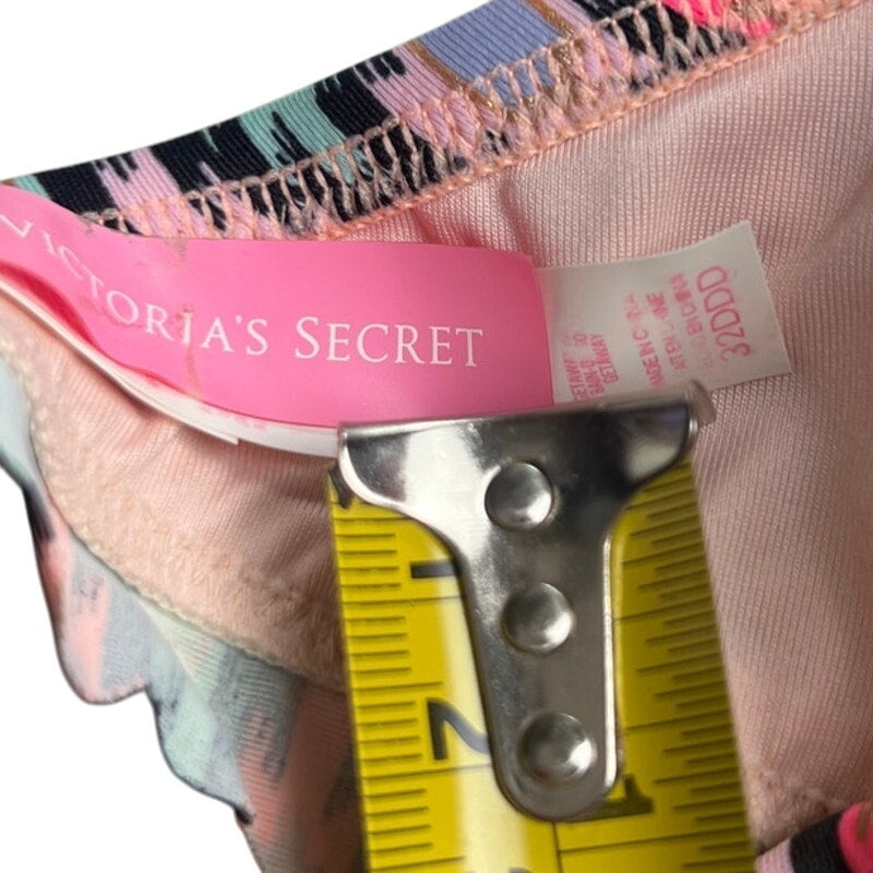 Victoria's Secret 32DDD Multicolor The Getaway Halter Lightly Lined Bikini Top