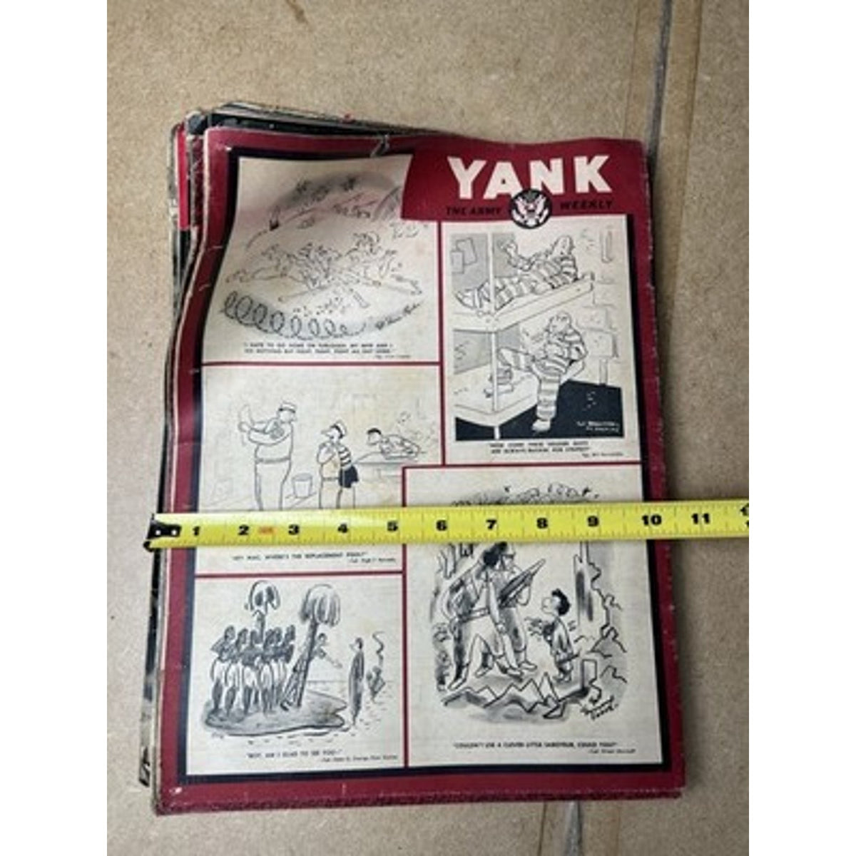 Yank The Army Weekly Magazines WWII 1940s British Original Militaria Lot UK
