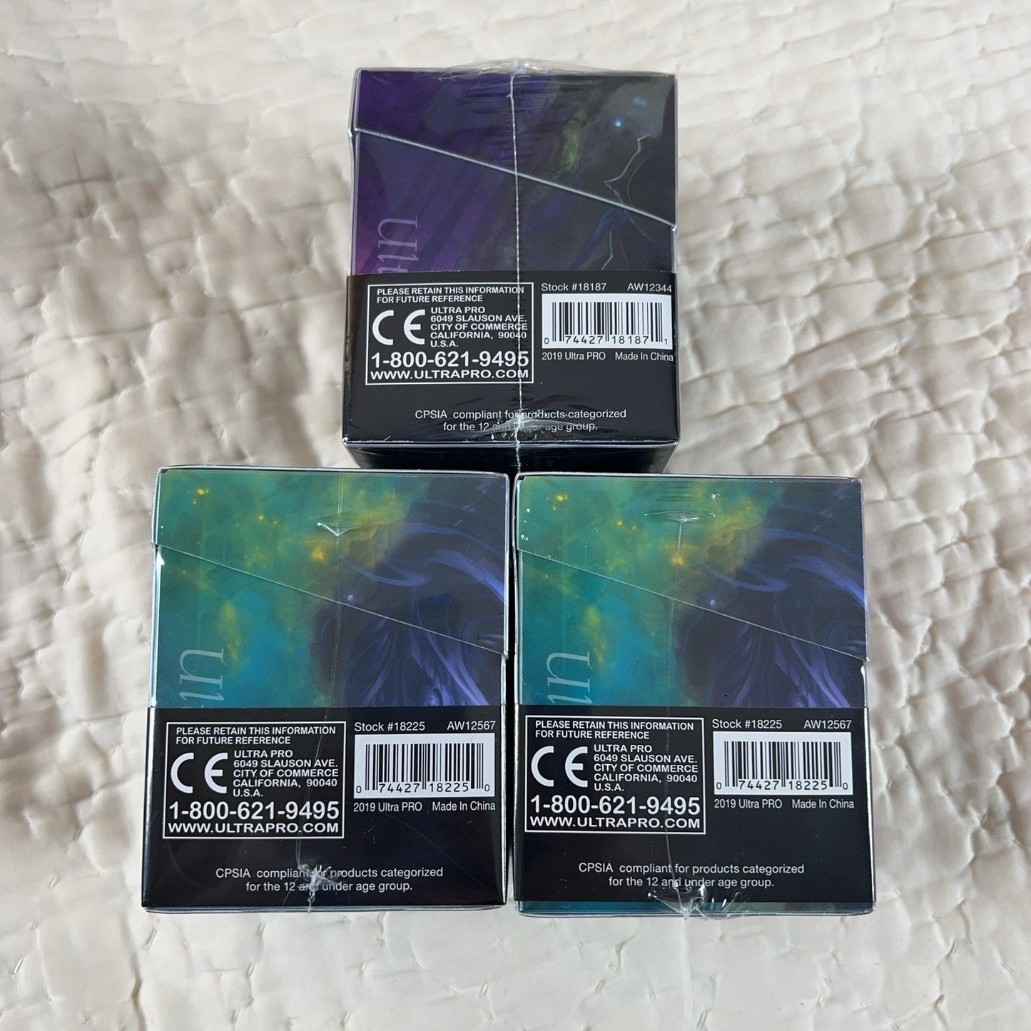 Ultra PRO Magic The Gathering PRO-100+ Deck Box Sealed Lot Of 3 Multicolor New