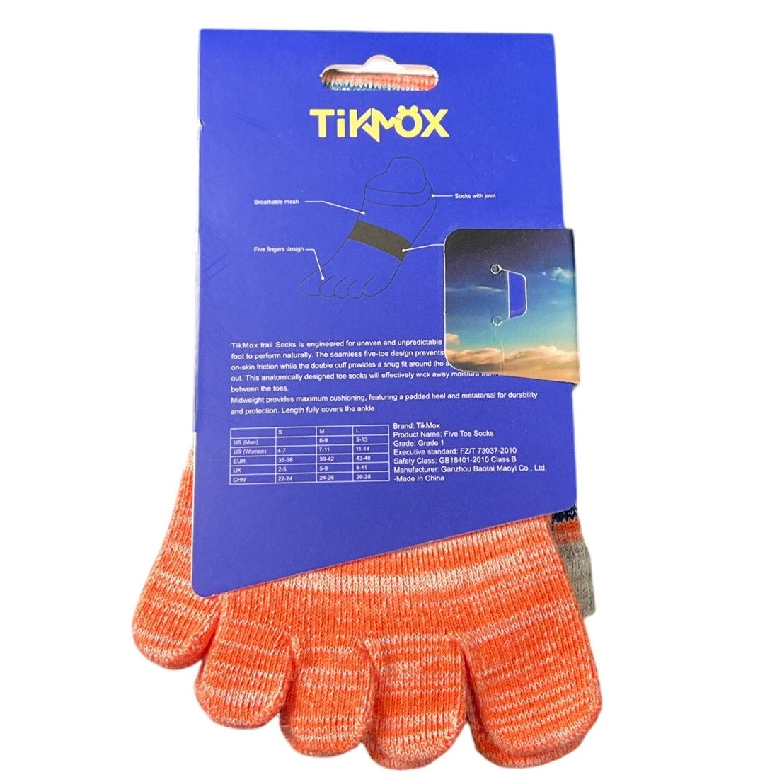 Tikmox Sports Socks Expert NWT Multicolor *Missing Size*