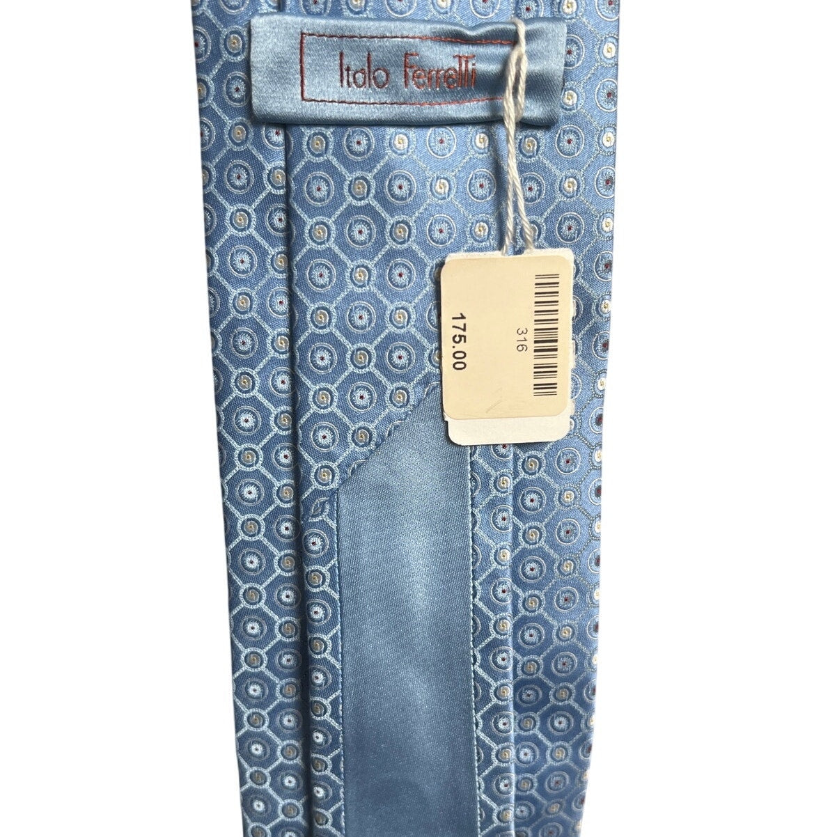 Italo Ferelli Blue Spotted Polka Dot NWT Tie Made In Italy