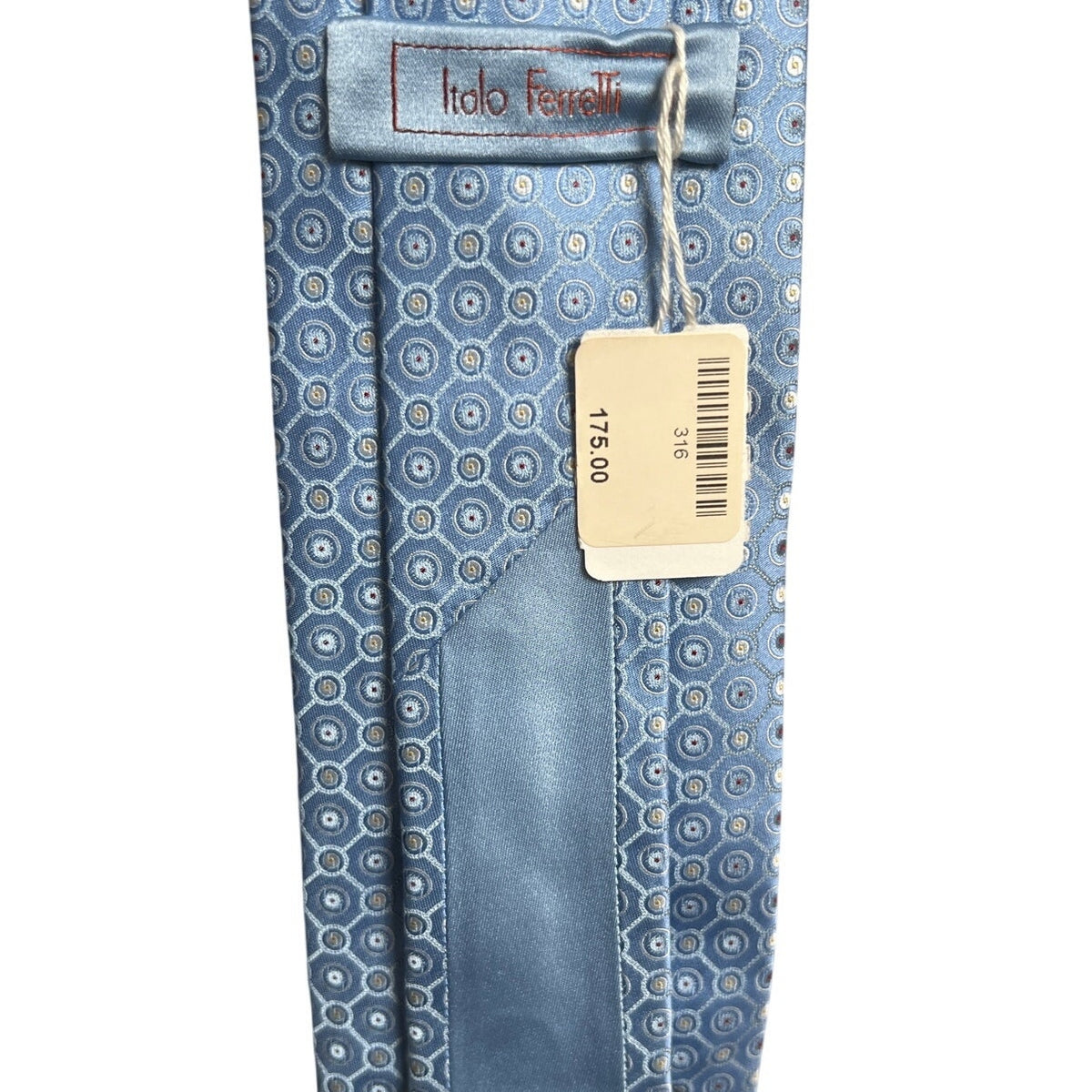 Italo Ferelli Blue Spotted Polka Dot NWT Tie Made In Italy