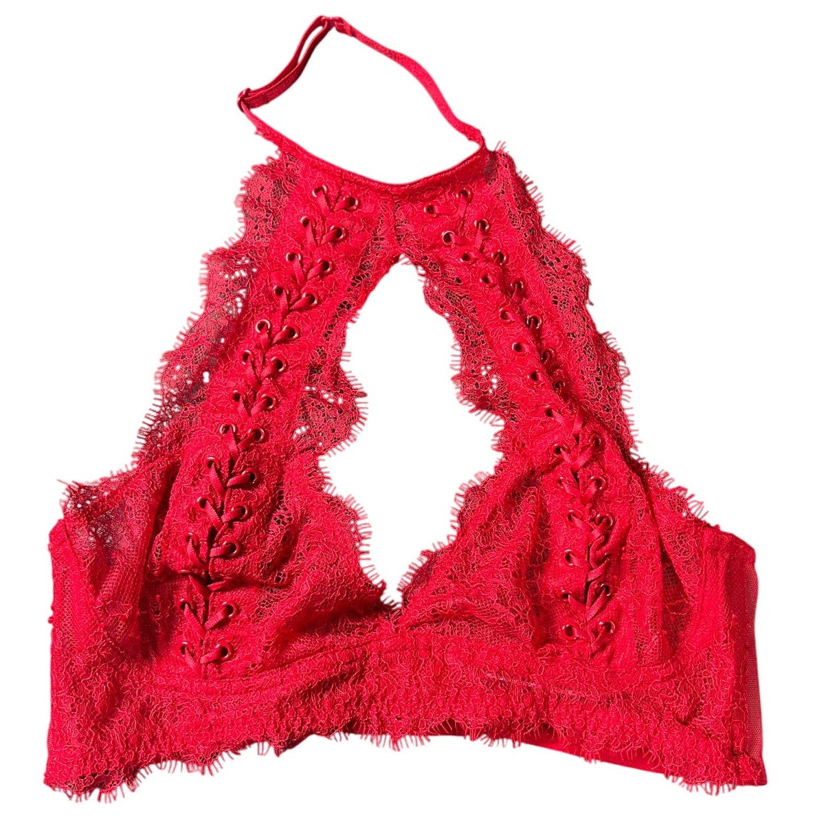 Victoria Secret Very Sexy Underwire Unlined Halter Bralette Bra Small