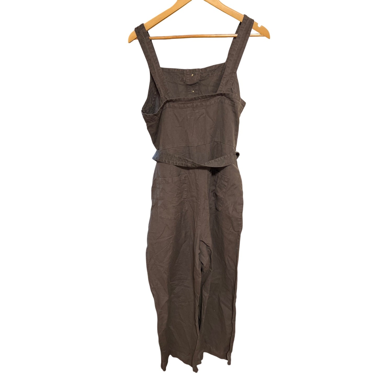 Lucky Brand Gray Button Down Jumpsuit Size Small