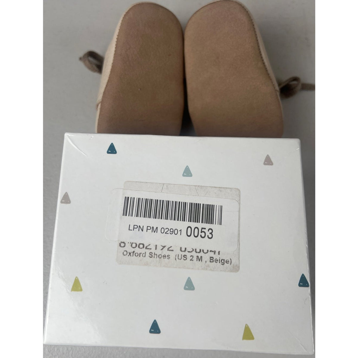 Ella Bonna Oxford Shoes Size 2 Beige Baby Booties