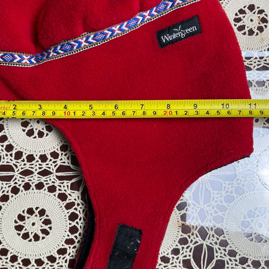 Wintergreen Red Expedition Fleece Hat Unisex